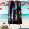 House of Dragon Print Beach Towel, Large Soft Quick Dry Towel for Beach Camping Swimming