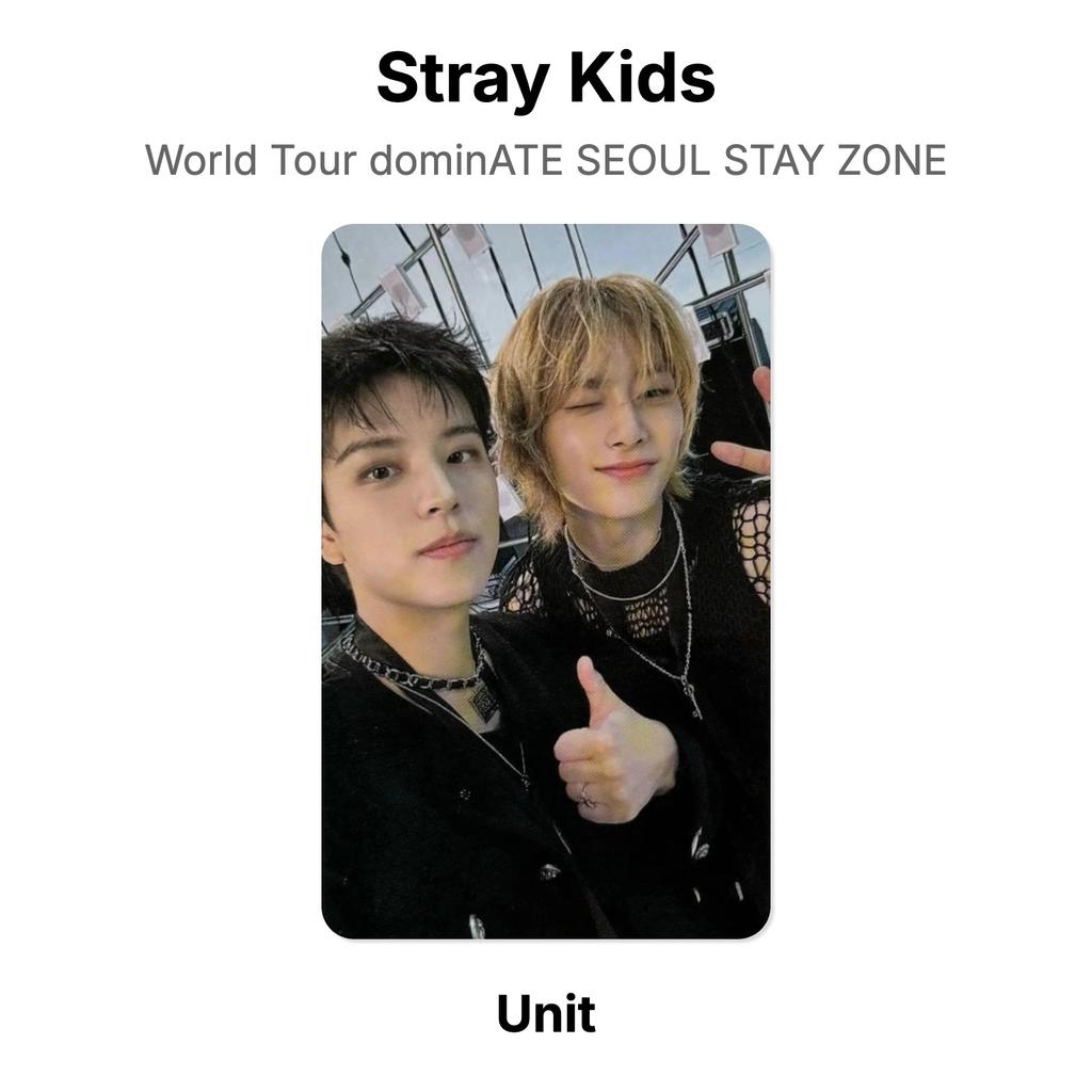 Stray Kids World Tour dominATE SEOUL STAY ZONE Official Photocard