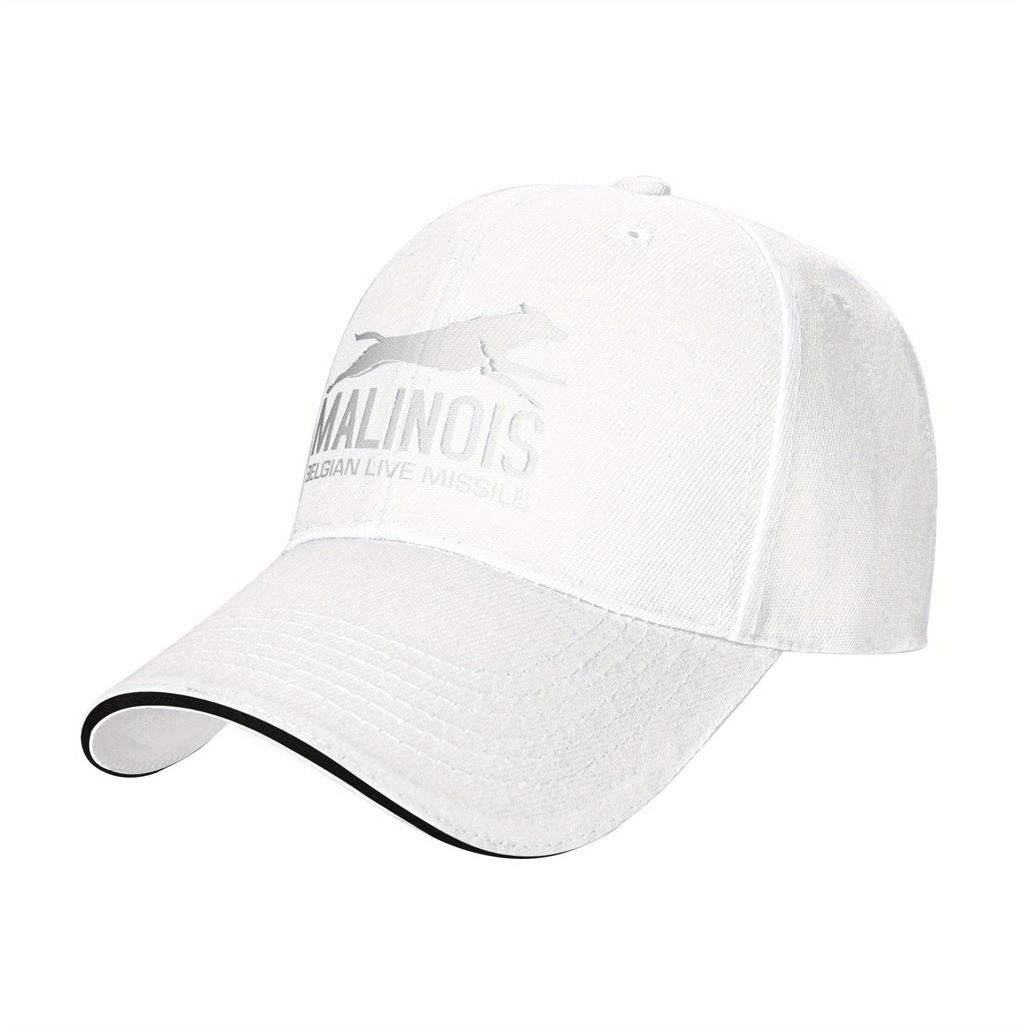 

1Piece MALINOIS Live Illinois Baseball Cap Adjustable Snap Button Breathable Polyester Hand Washable One Size for All Adjustable