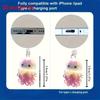 Type C USB Port Dust Plug with 2D Acrylic Pendant Charm Mobile Dust Plug Charm Phone Accessories for Phone Decorations