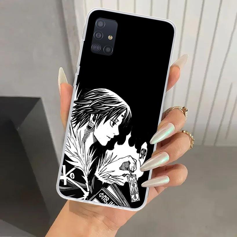 Black White Hunter HXH Phone Case for Samsung Galaxy A52 A32 A22 A12 A02S A50S A30S A10S Note 20 Ultra 10 Plus S10 A31 A20 A71 A