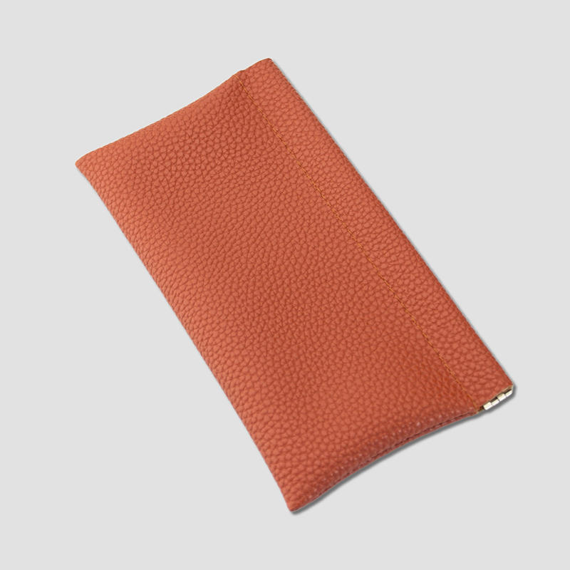 Self-Closing Long Wallet Artificial Leather Passport Driver's License Document Holder Data Cable Cosmetic Bag Storage