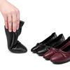 Women Wedges Pumps PU Leather Heels Slip On Shoes Black Office Lady Shoes Spring Summer Pumps Shallow Platform Zapatos