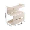 Toilet Paper Holder With Shelf No Drilling Toilet Paper Holder With Wipes Storage Modern Space-Saving Organizer Stand For