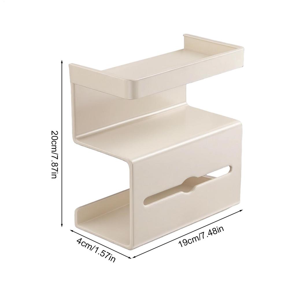 Toilet Paper Holder With Shelf No Drilling Toilet Paper Holder With Wipes Storage Modern Space-Saving Organizer Stand For