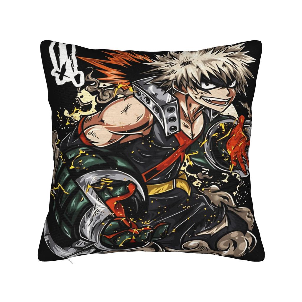 Anime K-Katsuki B-Bakugo Pillow Case Comfy Pillow Cover For Living Room Chair Cute Funny Pillowcases