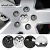 Car Wheel Hub Center Cover 4pcs ABS Electroplating Accessories For Dodge Challenger Charger Journey Ram Durango SRT Dart Journey U111