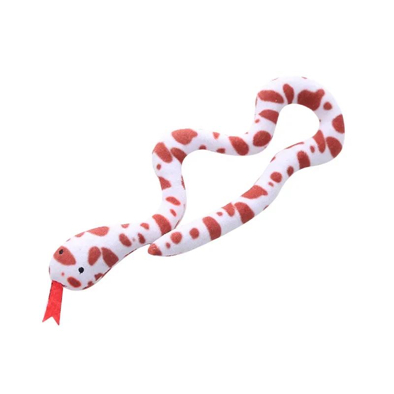 Catnip Toy Interactive Plush Cat Toy Gluttonous Snake Bite-Resistant Molar Interactive Toy Gift For Pet Accessories