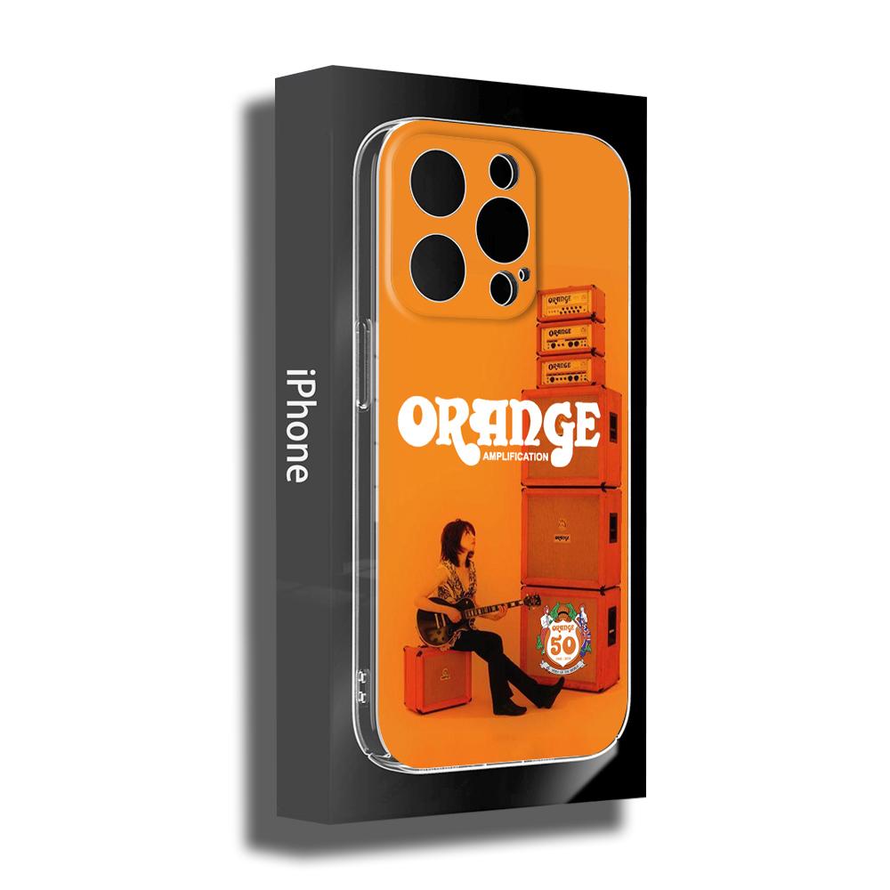 PER IPhone 14 Custodia per telefono Amplificatore per chitarra arancione PER IPhone 14 11 12 Pro 8 7 Plus X Pro MAX 12 13 MINI XR XS 13 14 Cover Silicone