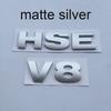 ABS 3D Letters Emblem V8 HSE Badge For  Discovery 3 4 Freelander 2 Car Styling Tail Trunk Sticker