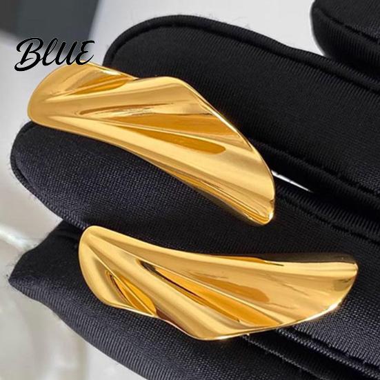 Lightweight Earrings 1 Pair Leaf Stud for Women Irregular Everyday