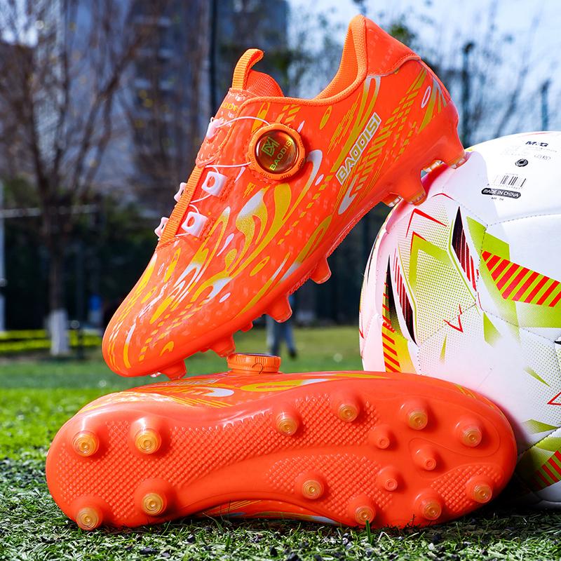 Çocuk futbol ayakkabıları toplum FG okul futbol kramponları Cleats çim ayakkabı erkek kız açık atletik eğitim spor ayakkabı