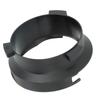 Coffee Powder Ring 51mm Aluminium Alloy Hands Free Dosing Funnel For Delonghi 9 Series 9335 9155 9355 9665 Black