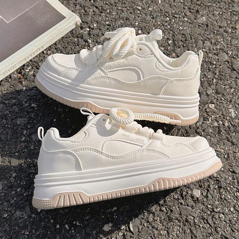 Autumn New Korean Version Fashion Trend Versatile Casual Comfortable Sports Breathable Thick-soled Niche Women's Shoes