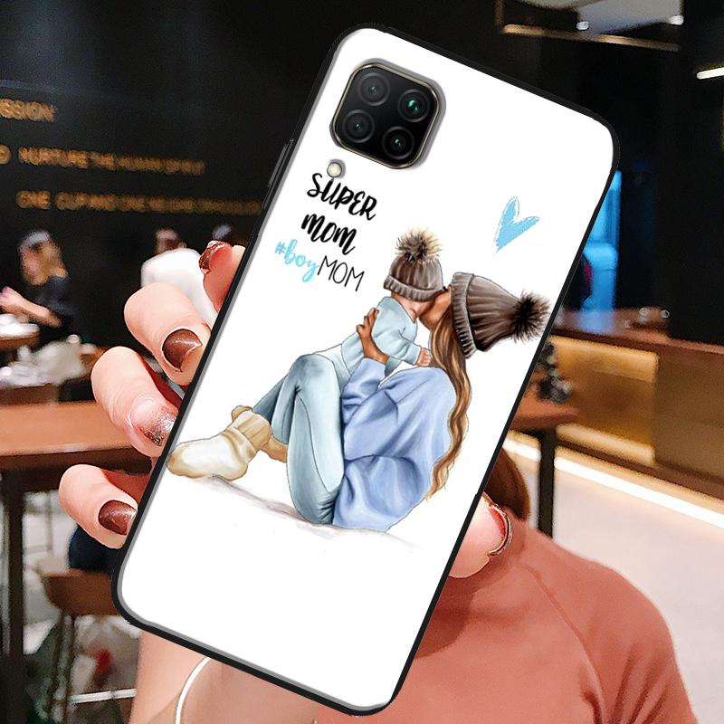SUPER MOM MOTHER MAMA CUTE BABY For Huawei Honor X8a X7a X9a X8 50 70 90 Lite Magic5 Pro P20 P30 P40 P50 P60 Nova 9 5T Case
