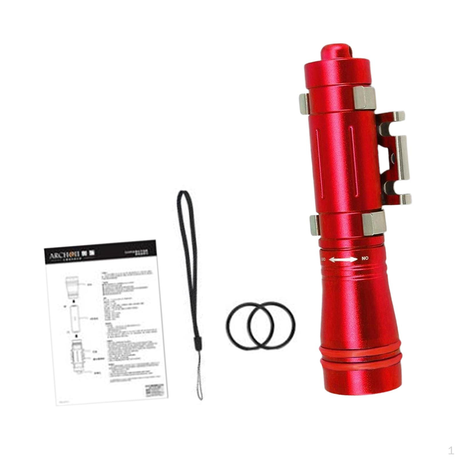 

Фонарь для дайвинга КЕМПИНГОВЫЙ ФОНАРЬ Многофункциональные подводные фонари - фонарь для дайвинга красный