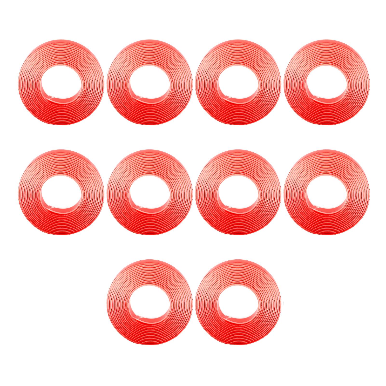 

10 рулонов двустороннего скотча для ногтей, прозрачный, с сильным клеем, термостойкий, лента для демонстрации нейл-арта для