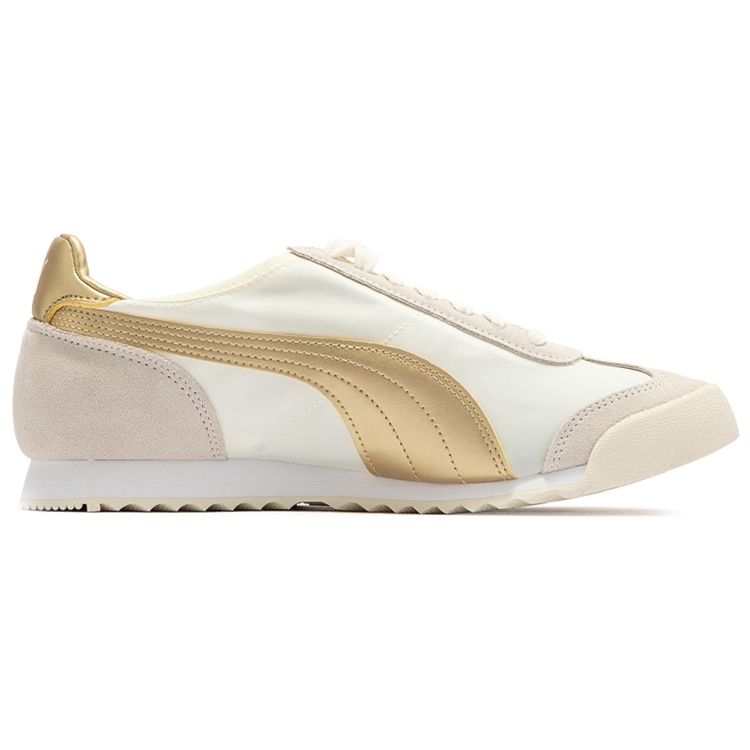 Puma Roma OG Nylon Metallic - Whisper White Team Gold Unisex Sneakers Cream 390635-02