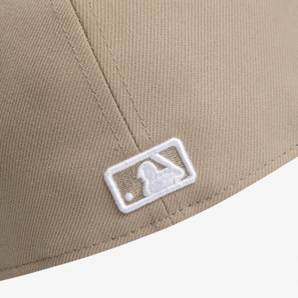 New Era Fitted Cap Atlanta Braves Outline Camel