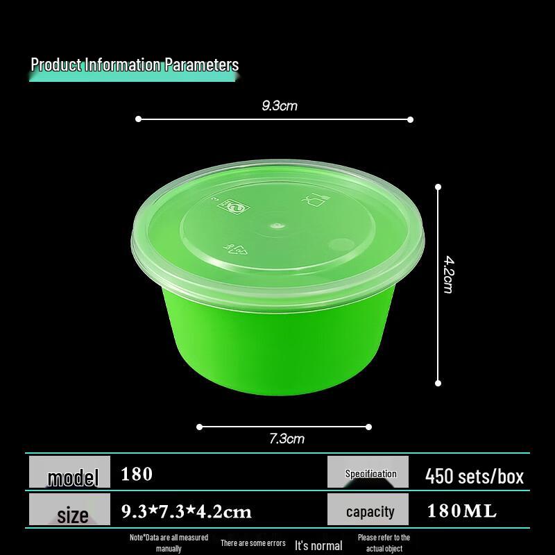 Disposable Plastic Round Food Container