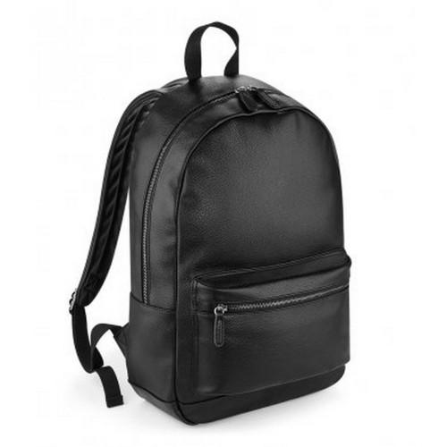 BagBase Faux Leather Fashion Backpack