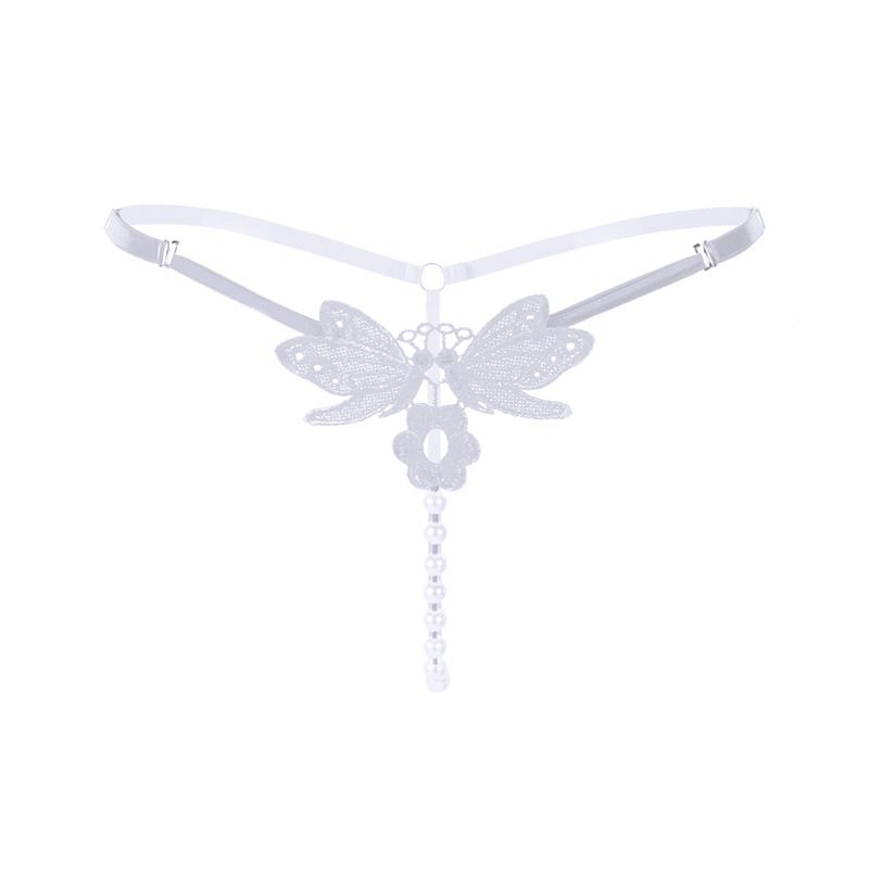 Sexy Embroidery Femal Open Crotch Thong Low-Waist T-Back Panties  Women's Underwear Lingerie G String 63