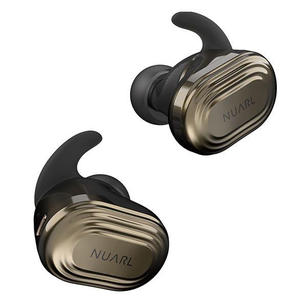 

NUARL N10 Plus Fully Wireless Earphones Noise Cancelling External Sound Capture IPX4 Waterproof Bluetooth with Microphone Dedicated App [Official]