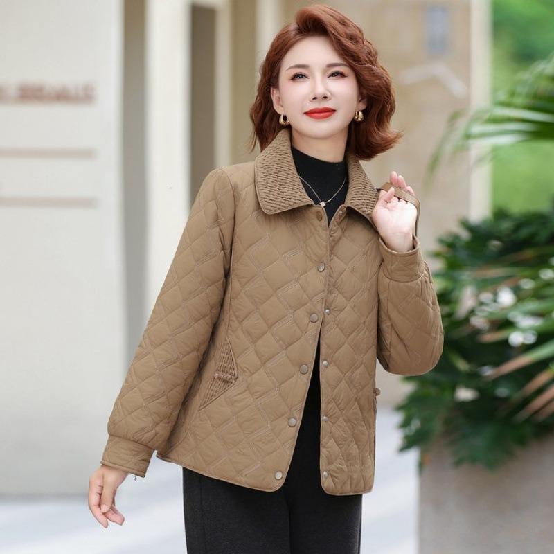 Autumn and winter small padded clothes lapel short new padded jacket small padded women