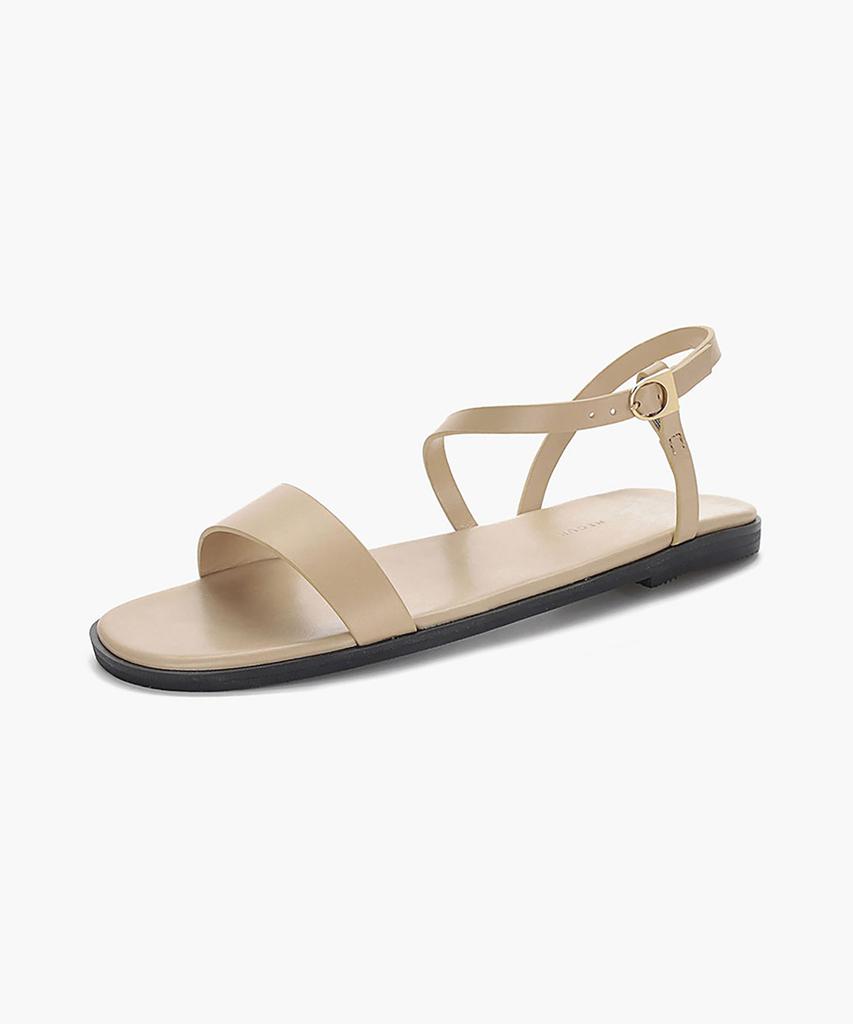 Recur Ecur Anello Ankle Strap Flat Sandals Skin 1248