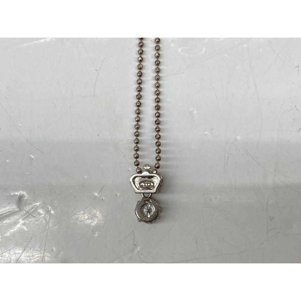 Used JUSTIN DAVIS Juliet Necklace Juliet Necklace Crown Ball Chain 925 Silver SNJ252 Men's Jewelry Necklace/Pendant All Over Pattern Silver 104A-115