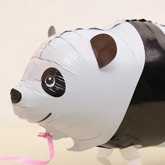 Ballon jouet anti-fuite réutilisable auto-scellé réaliste debout enfants jouant sans odeur animaux marchant ballon en aluminium jouet pour enfants