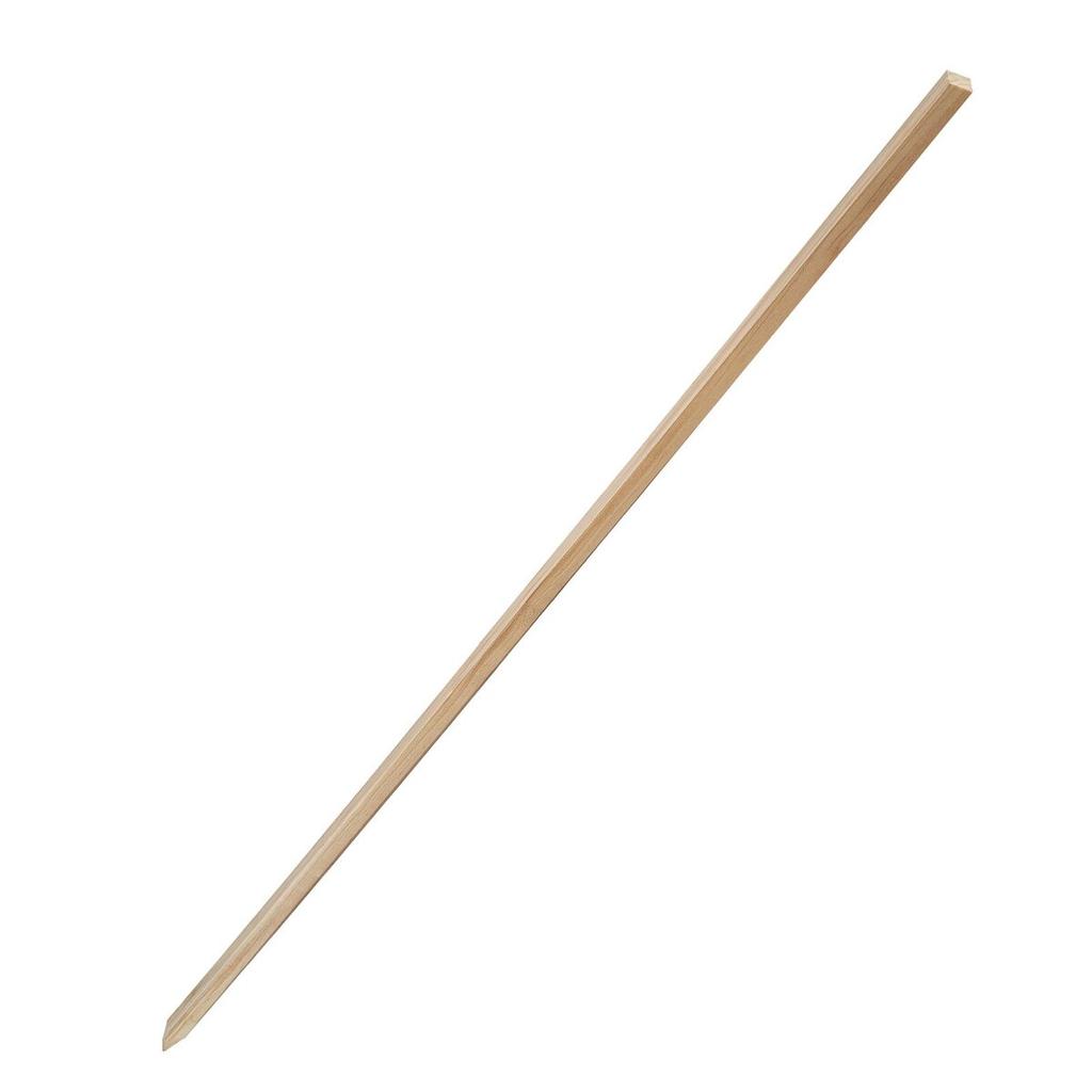 Wooden Garden Stakes, 25 Pcs 17.53×12.7×1219.2 mm Survey Grading Stakes, Garden Ground Stake with Sharp Point, Fir Wood Plant Support Stake, Sign