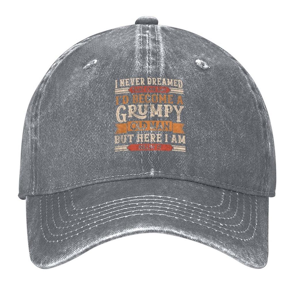 2026 Nonno Scontroso Vecchio Uomo Divertente Battuta da Papà Marito Nonno Cappellino da Baseball Vintage Cappello Derby Carino Protezione Solare Uomo Donna