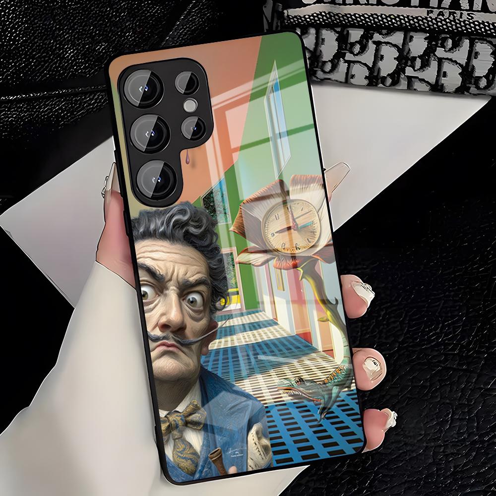 Salvador Dali Art Phone Case For Samsung S26 S25 Plus S20 S20 Plus S22 Ultra S23 FE S21 Plus S21 Ultra Glass Cover