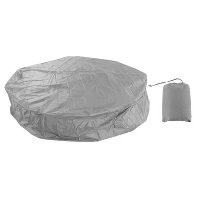 Outdoor Furniture Dust Covers Round Bathtub Cover 190 Silver Polyester Taffeta Hot Tub Waterproof Cover