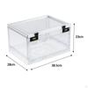 Transparente Box mit Passwortsperre, Tablet-Schließbox, Utility Clear Lockable