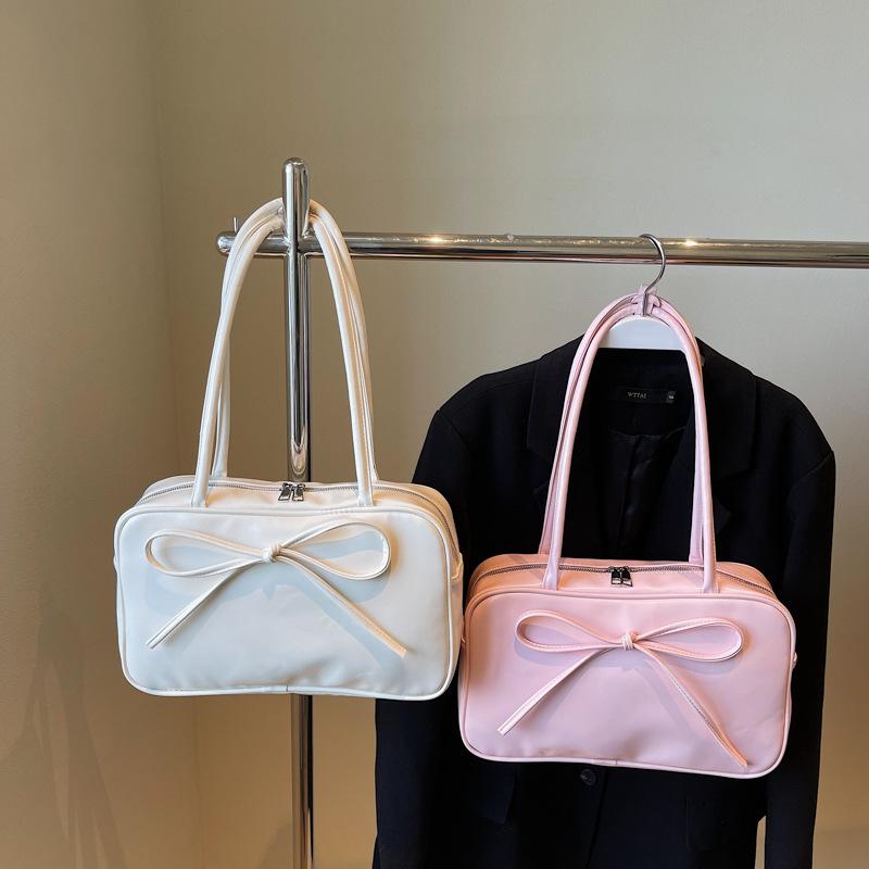 Fashion Bow Large Capacity Messenger Bag Women's New Spring and Summer Armpit Bag Shoulder Bag Fashion Tote Bag