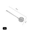 ZISIZ Stainless Steel Fine Mesh Strainer Spoon Set