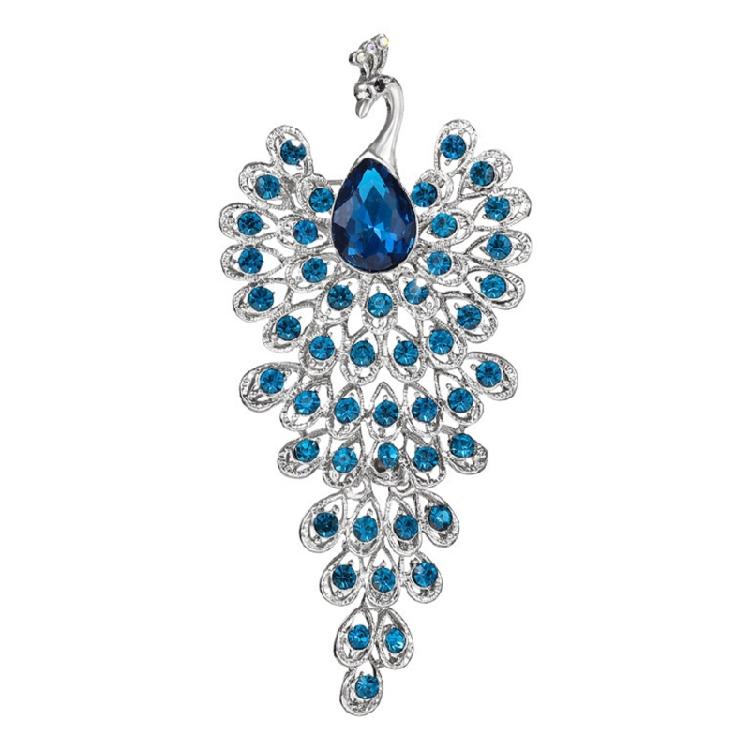 

Delicate Peacocks Brooch For Ladies Sophisticated Lapel Pin Stylish Zinc Alloy Accessory for Shirts And Silk Scarves 1
