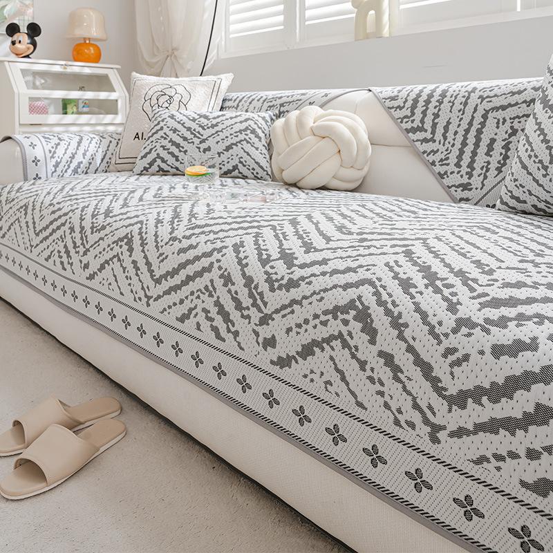New Sofa Cushion Summer Non-Slip Seat Cushion Cream Wind Small Fresh Anti-Cat Scratch Sofa Cover Cloth Towel