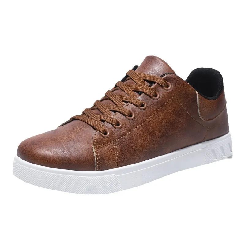 2024 New Male Board Footwear Outdoor Anti Slip Trendy Sneakers Fashion Versatile Comfortable Flat Casual Lightweight Men's Shoes