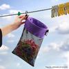 Hanging Mesh Clothes Clip Storage Bag for Outdoor Use and Dorms