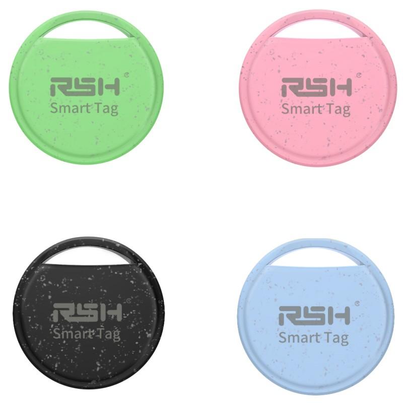 RSH 4PCS Security Tracker Luggage Wallet Bag Animal Locator Anti Lose for Android Smart Tag Work With Google Find for Samsung