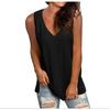 Summer Loose Sleeveless Solid Color Vest Top for Women