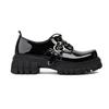 Spring New Platform Small Leather Shoes New British Style One-word Buckle Mary Jane Muffin and Jk Uniform Shoes Women