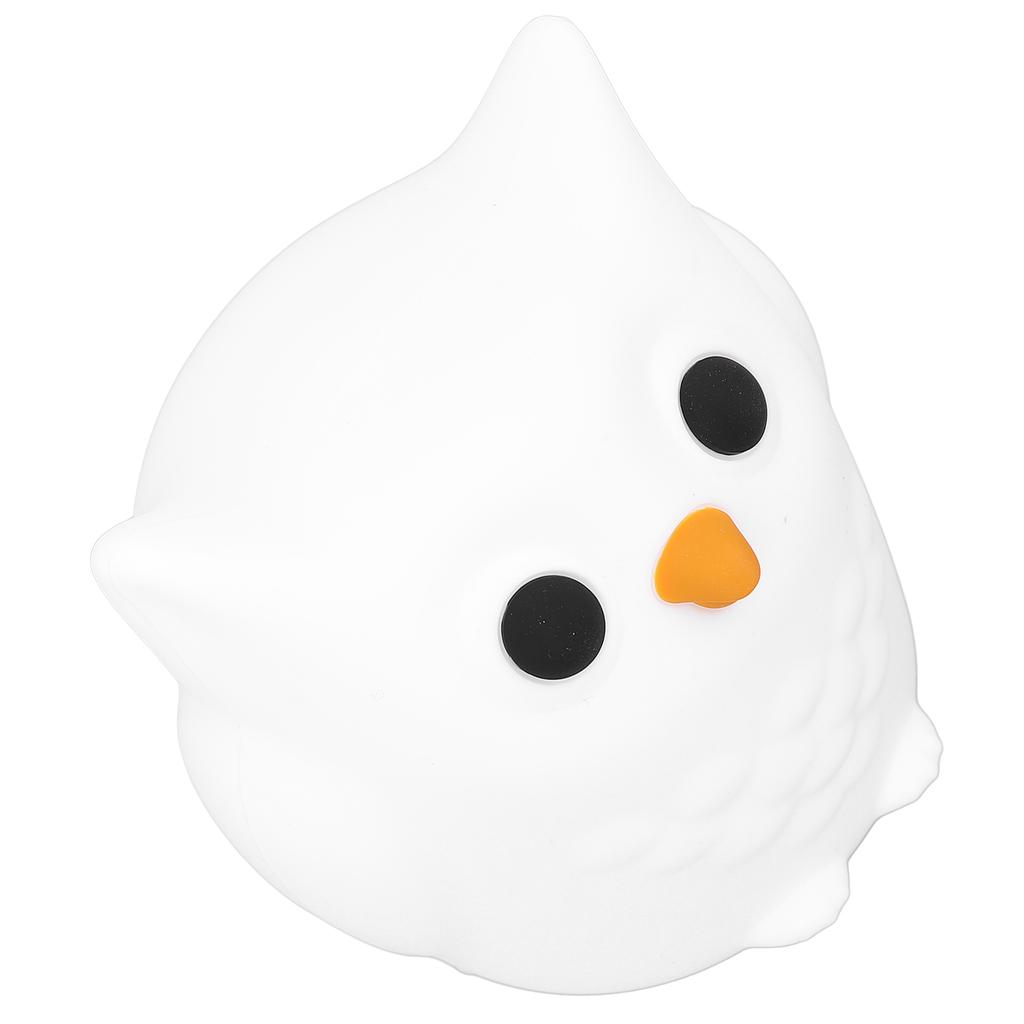 Eulen Nachtlicht Wiederaufladbare Nachttischlampe Augenfreundliche Silikon-Kinderzimmerlampe Tier-Nachtlicht für Mädchen Jungen Schlafzimmer Dekoration