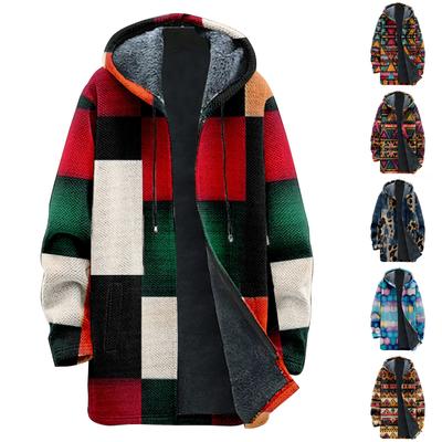 Men's Thick Zipper Pocket Jacket with Pockets Inserted Into Cotton Jacket