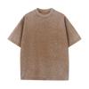 T-shirt Estiva da Uomo 230G Cotone Pesante Vintage Lavata Oversize Manica Corta Larga Streetwear Manica Corta Top Maglietta