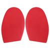 1 Pair Shoes Repair Rubber Soles Wear Resistant Rubber Heels Anti Slip Outsoles (Red)