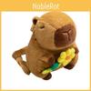Child Plush Capybara Backpack With Adjustable Straps Leisure Outdoor Bag Storage